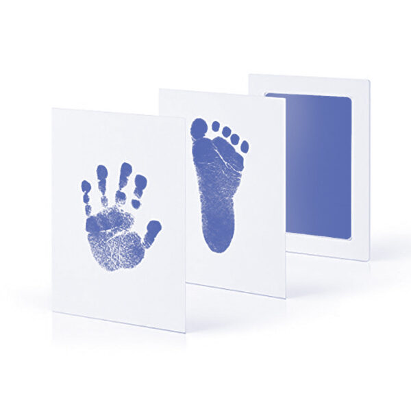 Baby Handprint Kit™ - Uniek aandenken aan uw baby - Afdruk Kit Lichtblauw | Educatief Speelgoed - Afbeelding 1