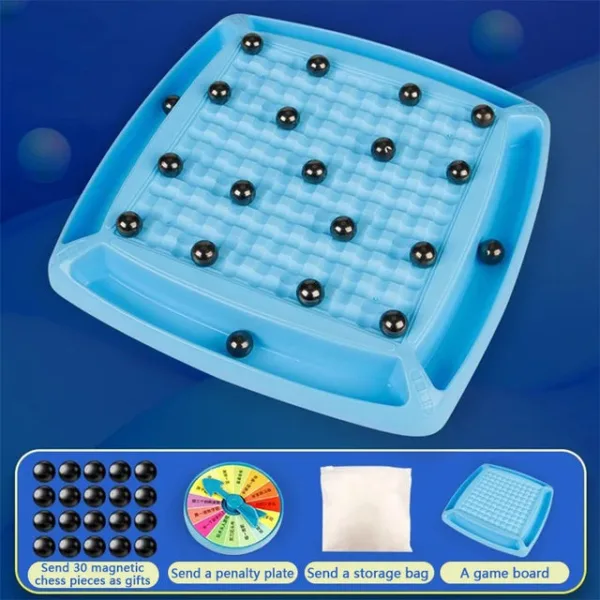 Magnetic Chess™ - Magnetische Meesterzet - Bordspel Magnetic Chess™ (incl. 30 magneetballen) | Educatief Speelgoed - Afbeelding 1