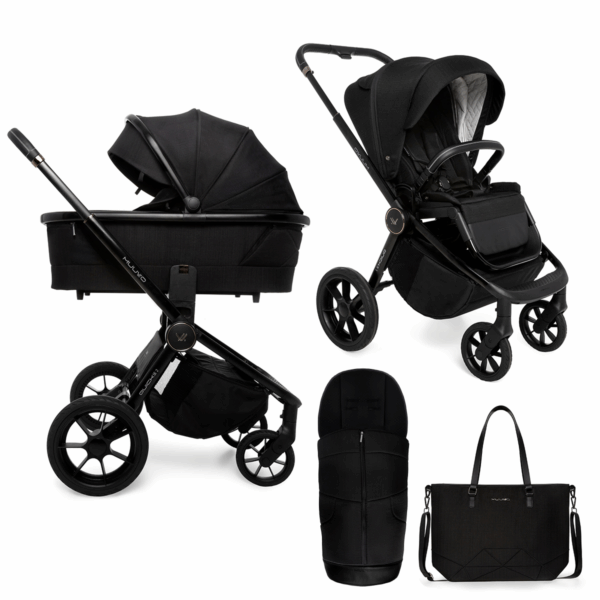 Kinderwagen Muuvo Quick SE2 2-in-1 Set Chronium Black - Afbeelding 1