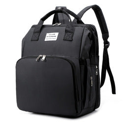 Travel Bag™ - Multifunctionele luiertas - Baby Rugzak Zwart | Educatief Speelgoed