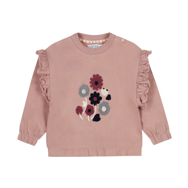 Sweater Dirkje Little Flower Roze - Afbeelding 1