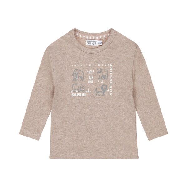 Shirt Longsleeve Dirkje Safari Friends Faded Brown - Afbeelding 1
