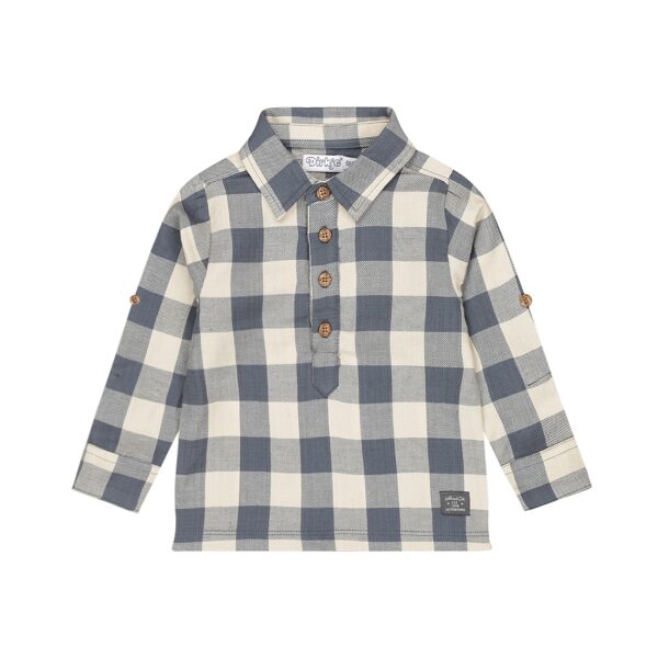 Shirt Longsleeve Dirkje Boys Wildland Navy - Afbeelding 1