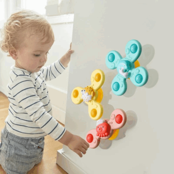 Ocean Spinner Set™ – Handig voor in bad&auto– Spinners | Educatief Speelgoed - Afbeelding 1