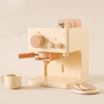 Woods™ -  Barista in de Maak - Houten Espresso Machine Set | Educatief Speelgoed