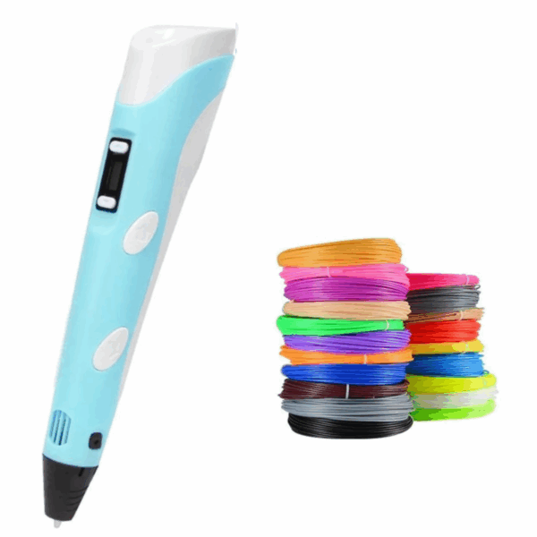 3D Pen™ | De magische 3D ontwerper! Blauw + GRATIS 100 meter filament | Educatief Speelgoed - Afbeelding 1