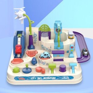Car Adventure™ - Train de hersenen - Auto in de stad Parelwit | Educatief Speelgoed