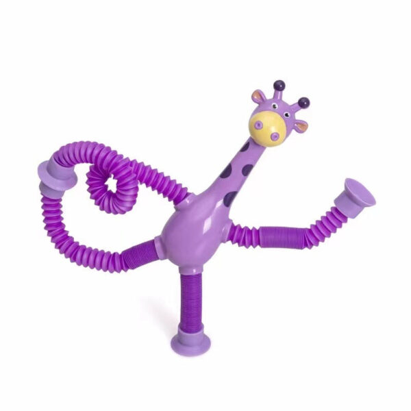 Telescopic Giraffe™ - Laat je verbeelding de vrije loop - Telescopische Giraffe Paars | Educatief Speelgoed - Afbeelding 1