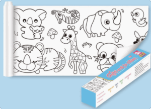 ColoringPaper™ - Laat de creativiteit in je kleine los! - XXL Kleurplaat Dieren | Educatief Speelgoed