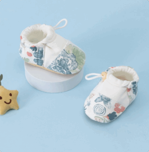 Mini Fashion™ - Comfortabel&Zacht - Baby Schoentjes Inkbloem / 10 (0-6 maanden) | Educatief Speelgoed