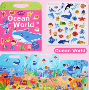 Play Book™ - Stimuleer Creativiteit - Speel&Doe boek Oceaan | Educatief Speelgoed