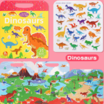 Play Book™ - Stimuleer Creativiteit - Speel&Doe boek Dinosaurus | Educatief Speelgoed
