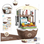 Candy Cart™ - Zoete pret op wielen - IJswagen Bruin (excl. trolley) | Educatief Speelgoed