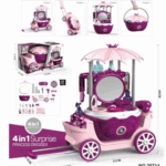 Candy Cart™ - Zoete pret op wielen - IJswagen Lavendel (incl. trolley) | Educatief Speelgoed