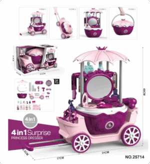 Candy Cart™ - Zoete pret op wielen - IJswagen Lavendel (incl. trolley) | Educatief Speelgoed
