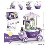 Candy Cart™ - Zoete pret op wielen - IJswagen Paars (incl. trolley) | Educatief Speelgoed