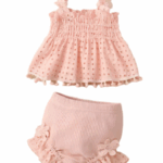 Mini Fashion™ - Speels&Luchtig - Zomer Set Meisje Roze / 85 (12–18 maanden) | Educatief Speelgoed