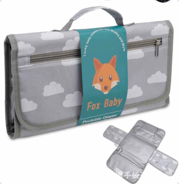 QuickChange– Snel&Zacht– Verschoonmat Witte Wolken | Educatief Speelgoed - Afbeelding 1