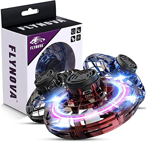 Rood Flynova™ | Laten we vliegen - Infrarood bestuurbare UFO Rood | Educatief Speelgoed - Afbeelding 1