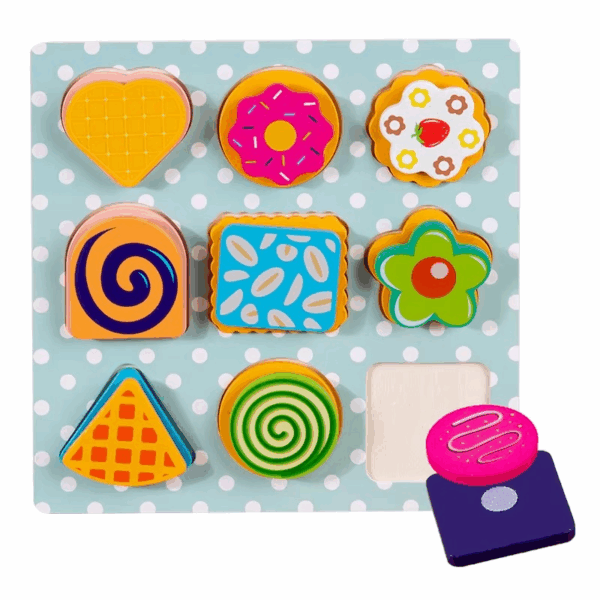 Woods™ - Stimuleer Creativiteit&Motoriek - Kinder Pizza&Koekje Set Koekje | Educatief Speelgoed - Afbeelding 1