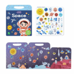 Play Book™ - Stimuleer Creativiteit - Speel&Doe boek Ruimtevaart | Educatief Speelgoed