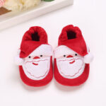 Mini Fashion™ - Kerst Kinder Pantoffels Rood Wit - Kerstman / 23 (12-18 maanden) | Educatief Speelgoed