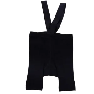Mini Fashion™ - Handige Schouderbanden - Korte Panty Zwart / M (12-24 maanden) | Educatief Speelgoed