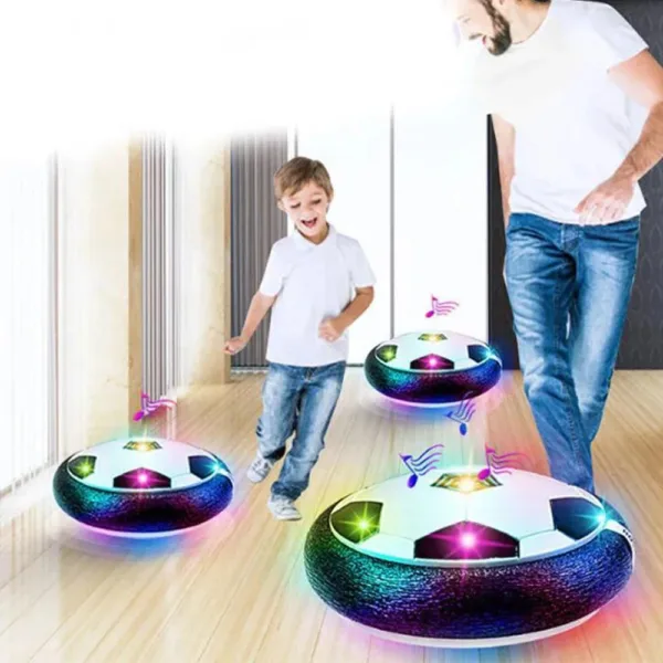 Football Game– Interactief&Sportief– Zwevende Voetbal met LED en Muziek Zwevende Voetbal + 1 Goal | Educatief Speelgoed - Afbeelding 1