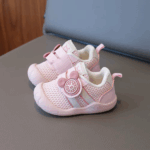 Mini Fashion™ - Trendy&Ademend - Peutersneakers Roze / 25 (7-8 jaar) | Educatief Speelgoed