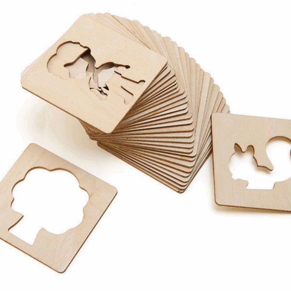 Woods™ - Maakt tekenen eenvoudiger - Tekensjablonen Set van 20 | Educatief Speelgoed - Afbeelding 1