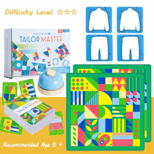 Tailor Master™ – Train hand- en oogcoördinatie – Kleermaker Kaartspel Groen | Educatief Speelgoed