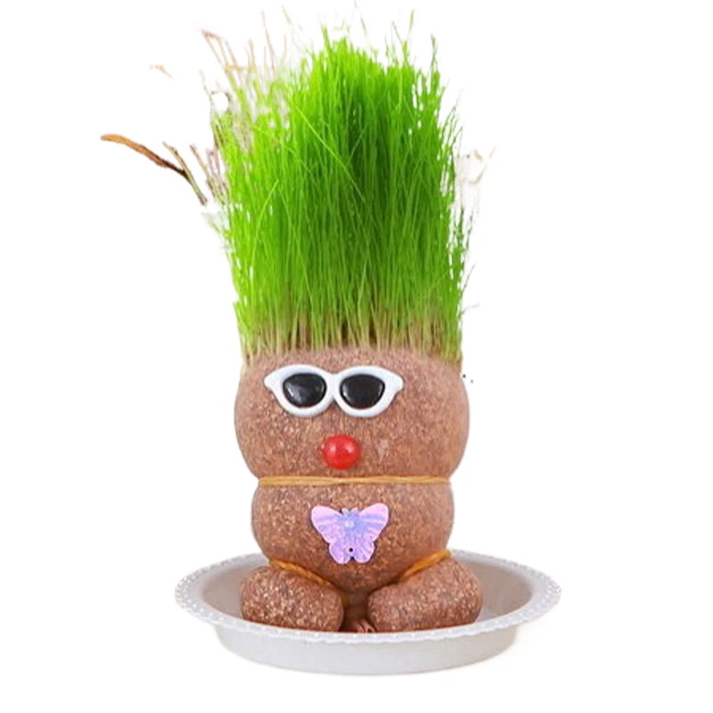 S7Z4Sb0aaa72237af49759bb38962d71a529fB Figure Plants™ - Leer planten verzorgen -  Thuis Decoratie Planten Groen Gras Punk | Educatief Speelgoed - Afbeelding 1