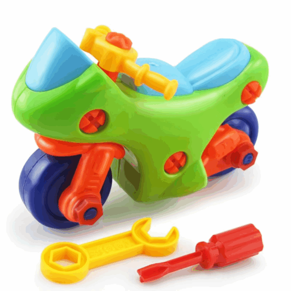 DIY Vehicle™ – Monteer en Rijd – Speelgoedauto Schroef Set Motor | Educatief Speelgoed - Afbeelding 1