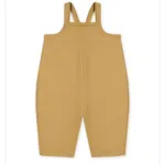 Mini Fashion - Comfortabele en Stijlvolle Kledingset - Baby Outfit Tuinbroek (A) - Mosterdgeel / 73 (6–12 maanden) S | Educatief Speelgoed