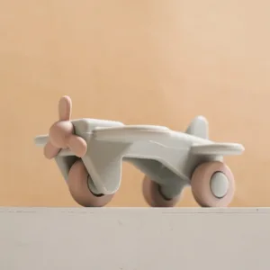 Mini Motion™ – Rollen&Bijten– Silicone Voertuig Speelgoed Vliegtuig | Educatief Speelgoed