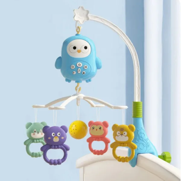 Dream Owl™ - Muzikaal&Zacht - Box Mobiel Blauw | Educatief Speelgoed - Afbeelding 1