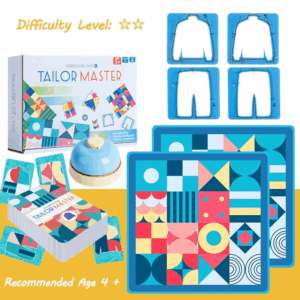 Tailor Master™ – Train hand- en oogcoördinatie – Kleermaker Kaartspel Blauw | Educatief Speelgoed