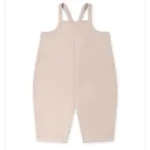 Mini Fashion - Comfortabele en Stijlvolle Kledingset - Baby Outfit Tuinbroek (A) - Lichtroze / 80 (12–18 maanden) M | Educatief Speelgoed