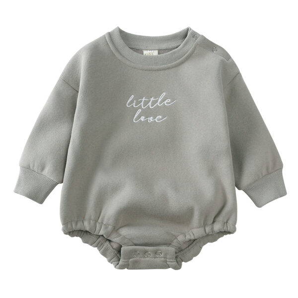 Mini Fashion™ - Warm&Comfortabel - Trui Romper Grijs / 90 (12-24 maanden) | Educatief Speelgoed - Afbeelding 1