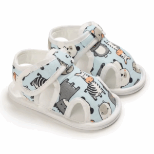 Mini Fashion™ | Schattige Dieren - Sandalen Lichtblauw / 3 (12-18 maanden) | Educatief Speelgoed