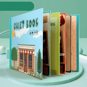 Quiet Book™ - Ontwikkel de fijne motoriek - Leerboek Groente - €29.95 | Educatief Speelgoed