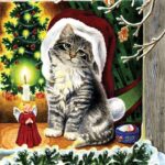 A Christmas Kitten (300) - SunsOut  Legpuzzel