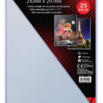 A4 Toploader card sleeves (210mm x 297mm) clear (25) - Ultra Pro