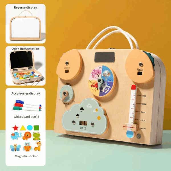 Skill Board™ - Voel&Speel - Sensorische koffer Huis | Educatief Speelgoed - Afbeelding 1