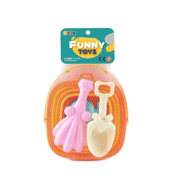 Foldable Beach Toys™ – Zomer Zandpret – Strandset Kinderen 4 Stuks Set A | Educatief Speelgoed - Afbeelding 1