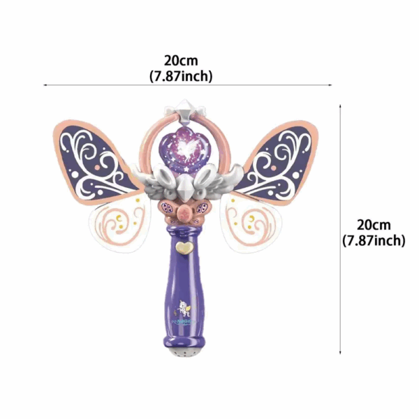 Butterfly Wand™ - Magische Vlinderpret - Lichtgevende Toverstaf Paars | Educatief Speelgoed - Afbeelding 1
