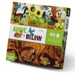 Above Below Puzzle - Ontdekking in de achtertuin (48) - Crocodile Creek  Legpuzzel