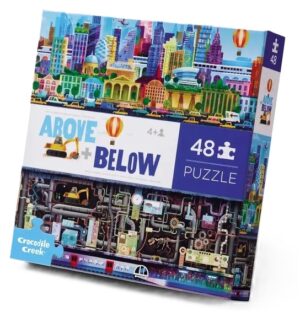 Above Below Puzzle - Grote Stad (48) - Crocodile Creek  Legpuzzel