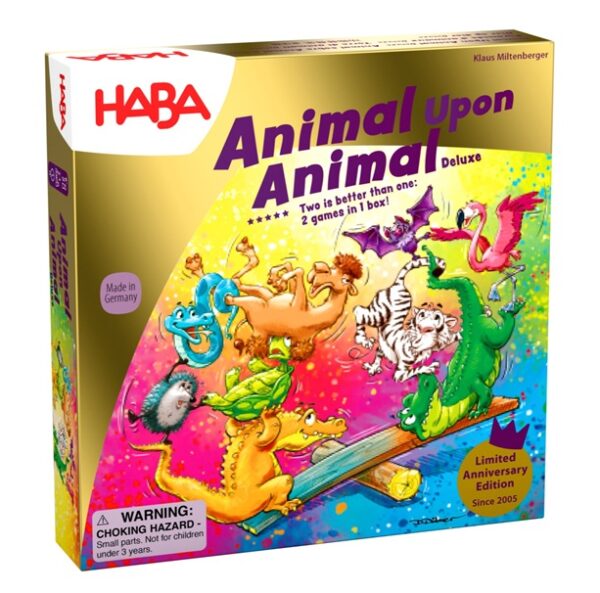 Dier op Dier Deluxe - 2 spellen in 1 doos - HABA Behendigheidsspel - Afbeelding 1