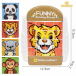 Twisty Puzzle™ - Eindeloos Puzzelplezier - Draaipuzzel Dieren 16 vlakjes | Educatief Speelgoed